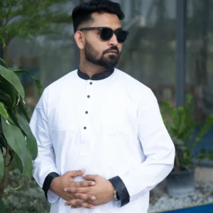 Premium Eid Panjabi: White